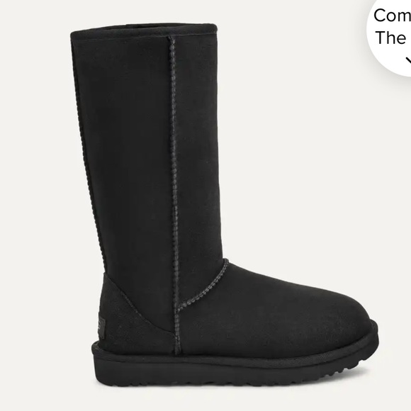 UGG Black Suede Boots, 8 - Picture 2 of 15